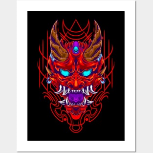 Hannya Mask 05 Posters and Art